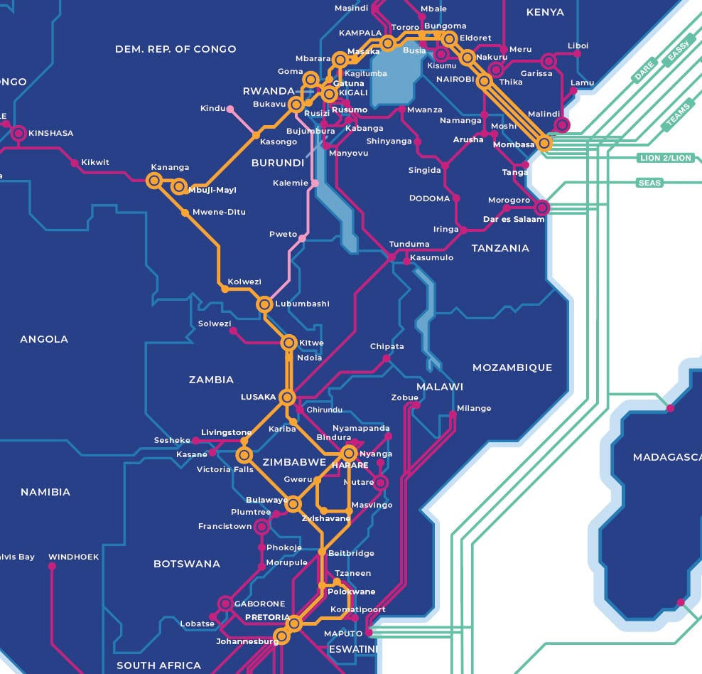 Liquid Launches First Terrestrial-Only Cable Linking Kenya and South Africa