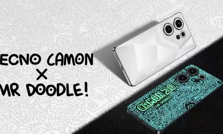 TECNO Unveils CAMON 20 Series Mr Doodle Edition: Where Art Meets Tech in Kenya