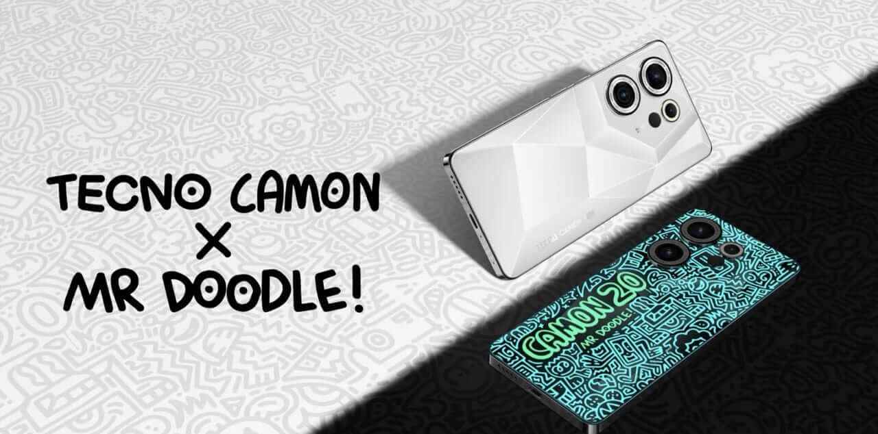 TECNO Unveils CAMON 20 Series Mr Doodle Edition: Where Art Meets Tech in Kenya