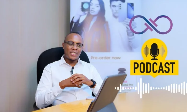 Debut episode of "15 Minutes With..." features George Kebaso from Samsung Kenya, discussing tech trends and challenges, and chargers.