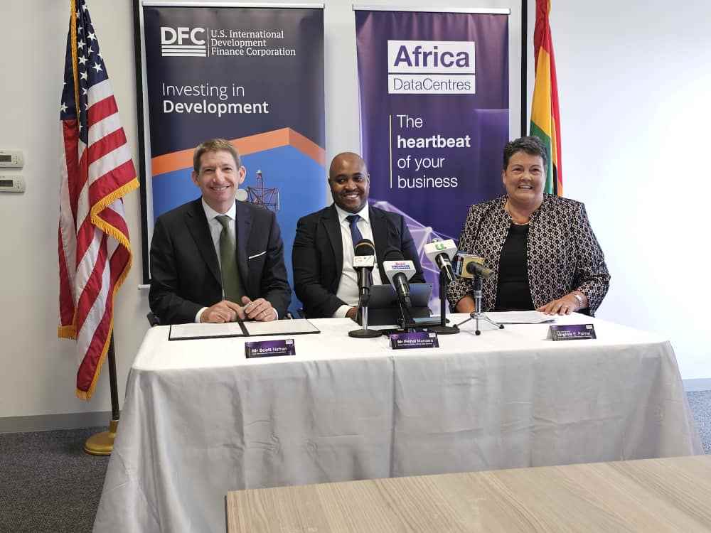 Africa Data Centres and DFC partner, investing $300 million in a pioneering Ghanaian data centre, boosting the nation's tech industry.
