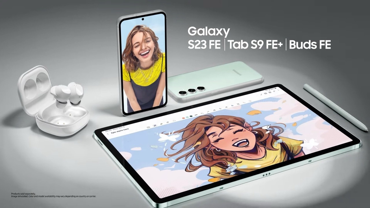 Samsung launches Budget-Friendly Galaxy S23 FE, Tab S9 FE & Buds FE