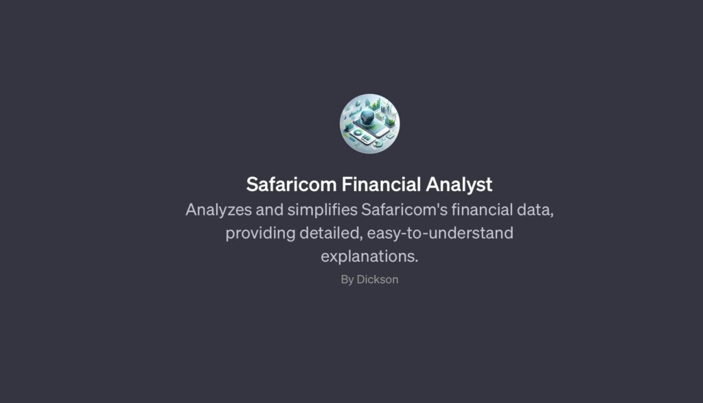 I built a custom GPT to give you information about Safaricom Financials from 2009 to 2023: