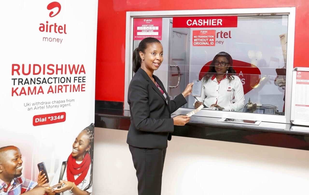 Airtel Kenya runs Rudishiwa Transaction Fee to refund as airtime incurred transaction fees.