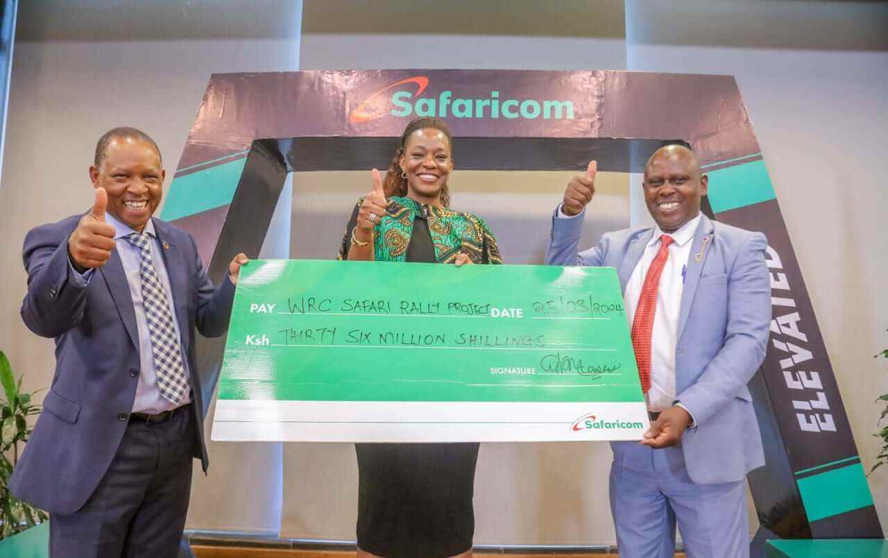 Safaricom Sponsors 2024 WRC Safari Rally with KES 36 Million