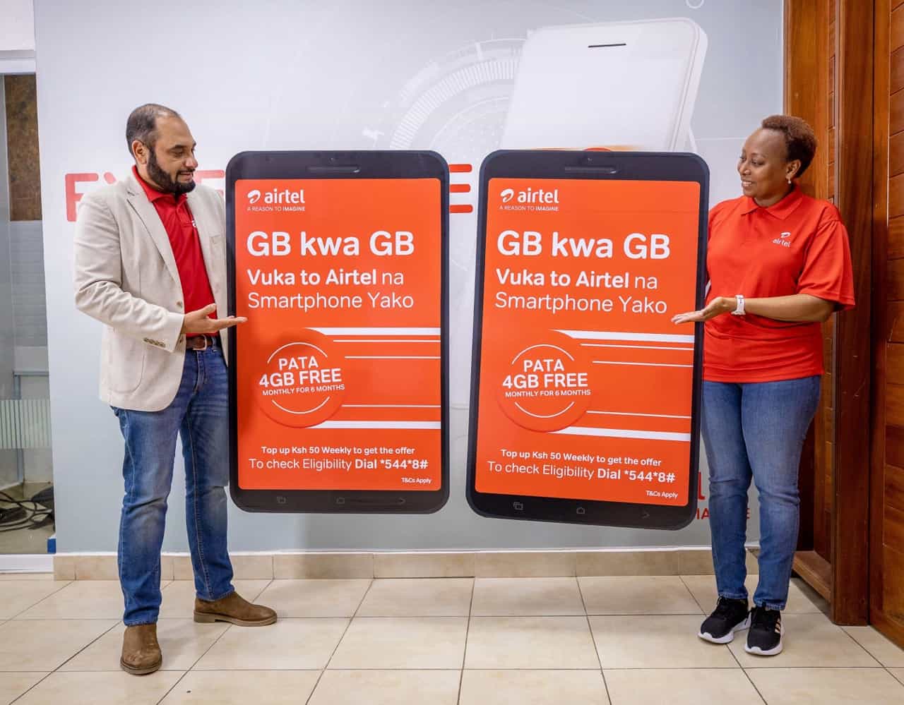 Airtel Kenya Launches "GB kwa GB" Free Data Campaign to Promote Inclusion
