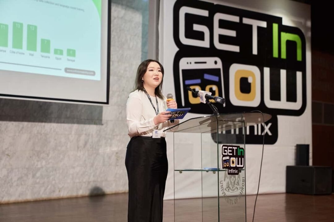 Amber Zhao, Infinix's Product Manager of AI Infinix Leads AI Education with UNESCO and Google at Nairobi's Largest CogLabs Event