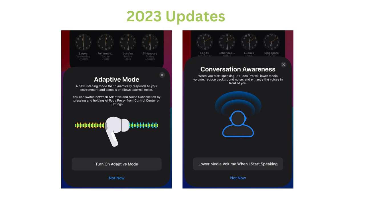 Sound quality, ANC, comfort, battery life, and versatile features enhanced by continuous software updates make AirPods Pro 2 exceptional.
How AirPods Pro 2 Keep Getting Better: Software Updates That Increase Value Over Time