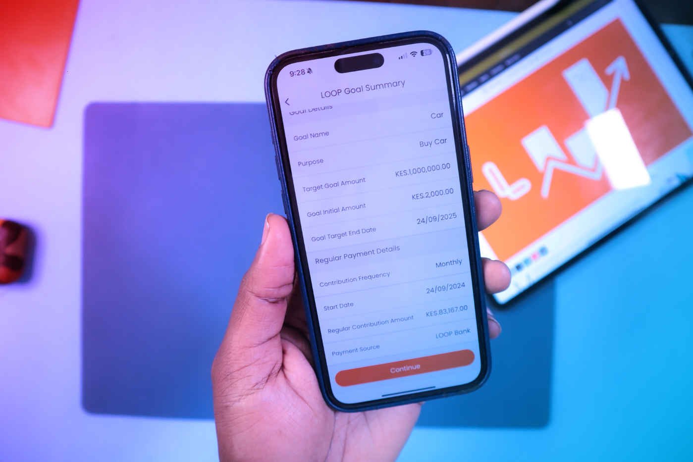 LOOP Goals simplifies saving by helping users set, track, and achieve financial targets easily through an intuitive app.