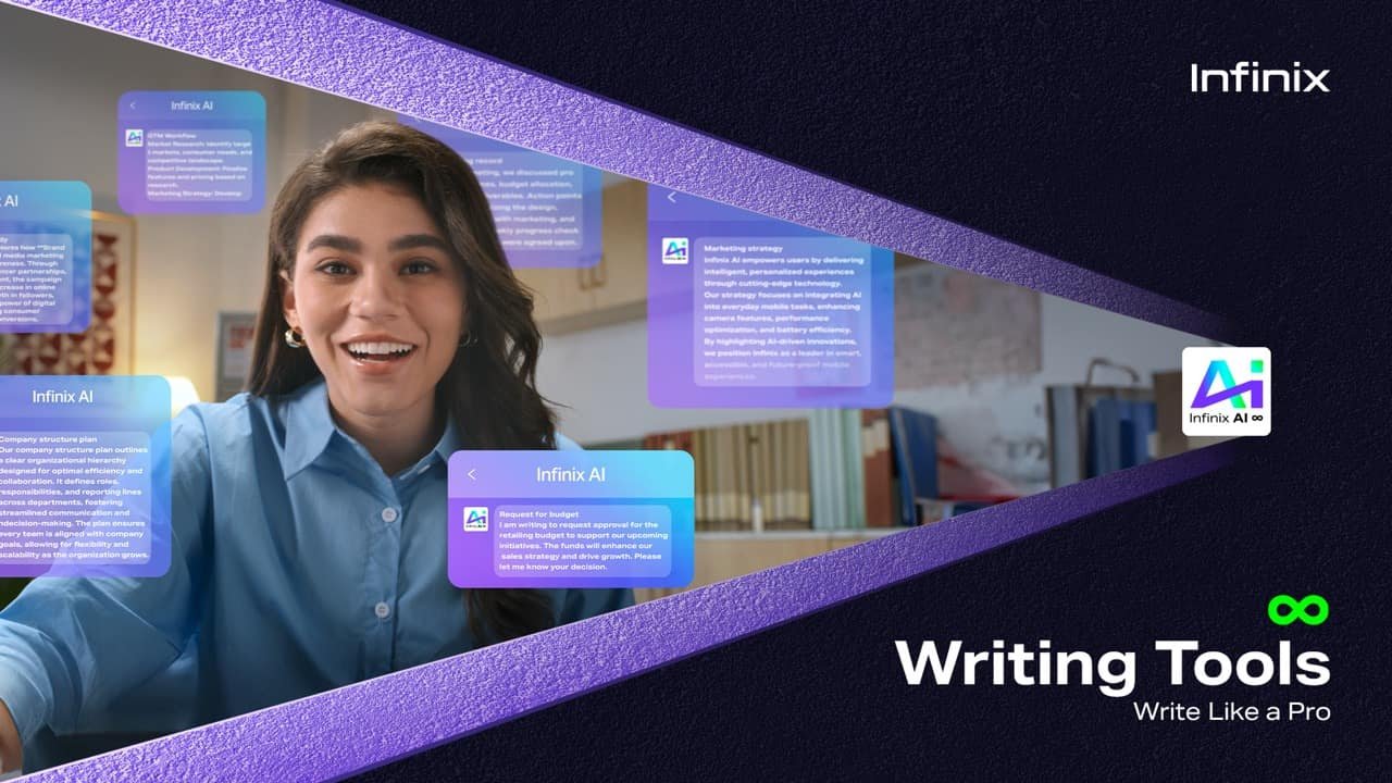 Infinix debuts AI∞, an advanced AI platform focused on enhancing creativity, productivity, and personalizing smartphone experiences for users.