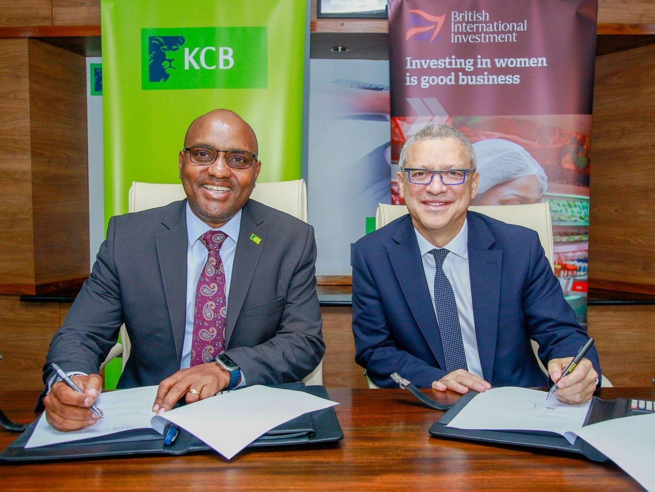 KCB secures $100M from British International Investment to fund climate projects and women-led businesses, boosting sustainable and inclusive economic growth.