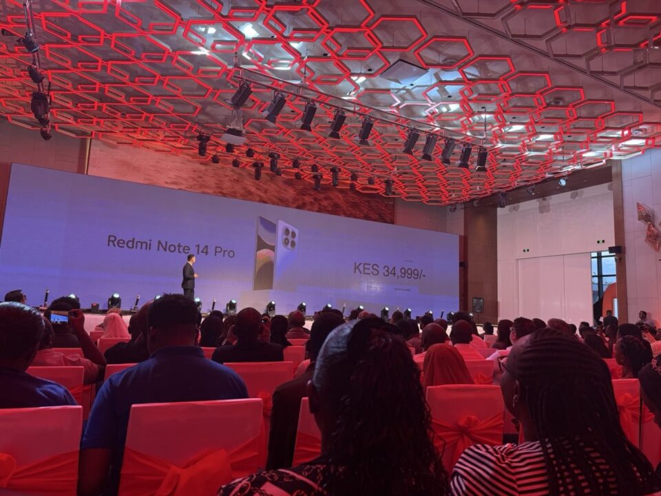 The Xiaomi Redmi Note 14 Pro 4G features a 200MP camera, AMOLED display, Helio G100 Ultra, 5500mAh battery, and costs KES 34,999.