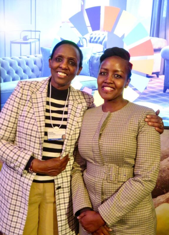 (L-R) AGRA President Dr. Agnes Kalibata and Paula Ingabire, Rwanda Minister of ICT AGRA and Rwanda's ICT Ministry partner to launch a Food Innovation Hub, enhancing agriculture, food security, and sustainability across Africa.
