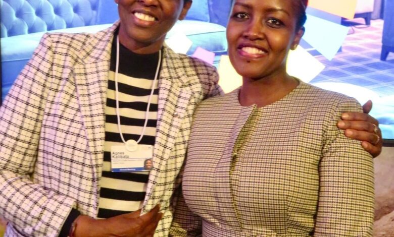 (L-R) AGRA President Dr. Agnes Kalibata and Paula Ingabire, Rwanda Minister of ICT AGRA and Rwanda's ICT Ministry partner to launch a Food Innovation Hub, enhancing agriculture, food security, and sustainability across Africa.