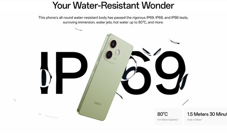 OPPO A5 Pro launches in Kenya with IP69 rating, military-grade durability, AI features, big battery, and flexible payment options.