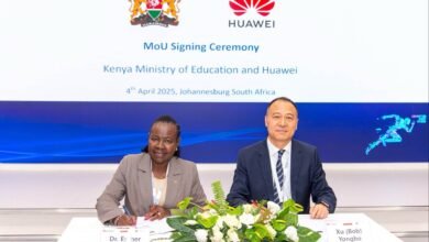 Kenya and Huawei launch a 3-year partnership to establish 150 ICT Academies, training 3,000 students and 450 instructors nationwide.