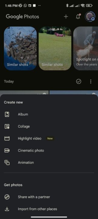 Google Photos highlight video