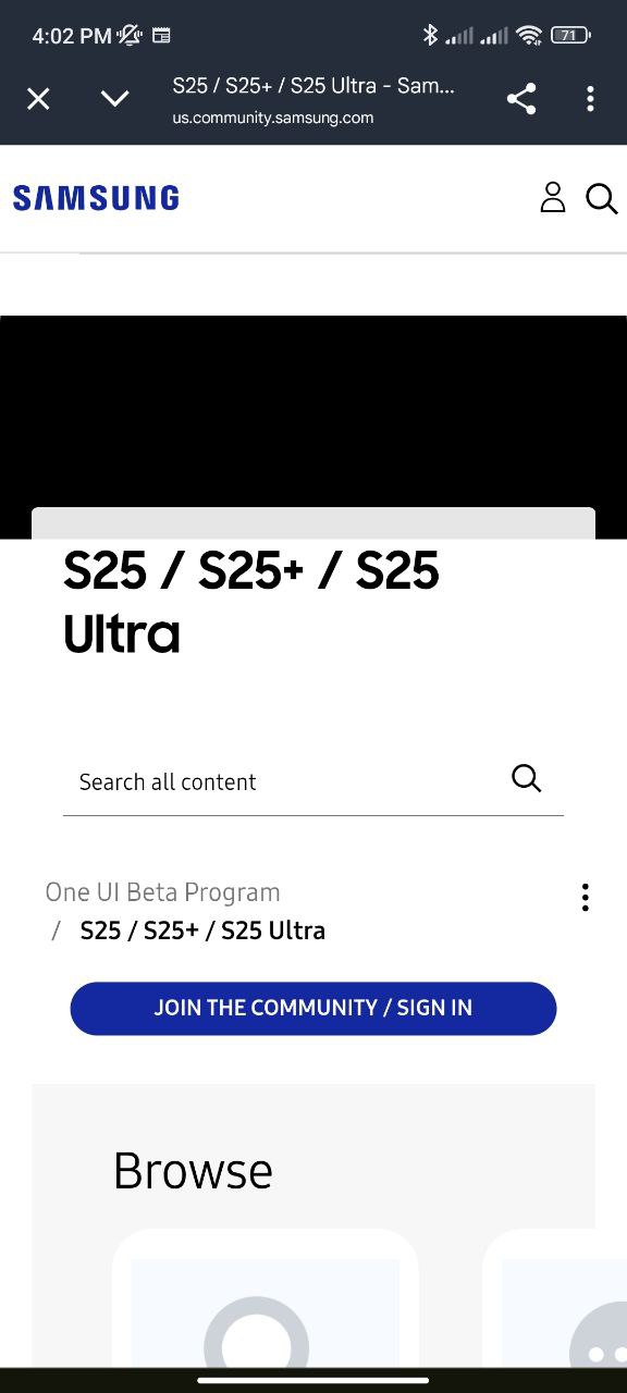Samsung Galaxy S25 One UI 8 beta program