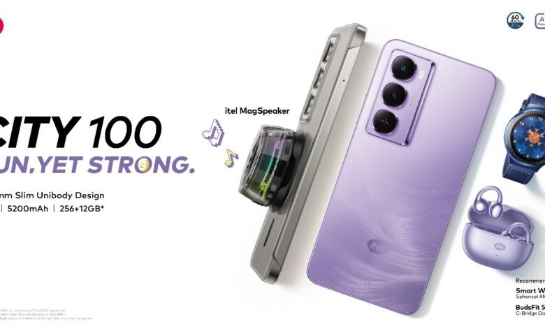 itel CITY 100 launches at KES 11,200, bringing DeepSeek AI technology to Kenya's budget smartphone market with premium design features.