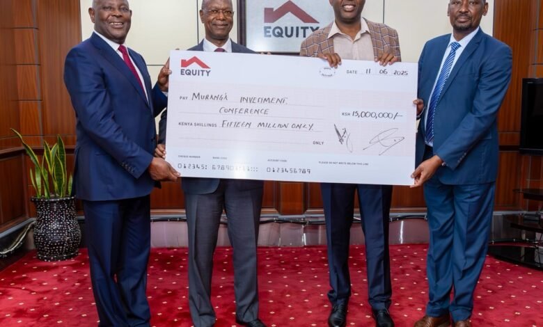 Equity Bank sponsors Murang'a Investment Conference 2025 with KES 15 million, promoting county's industrial development and investment opportunities.