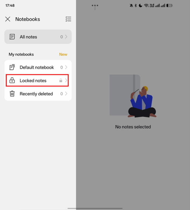 OPPO hide notes in ColorOS 15