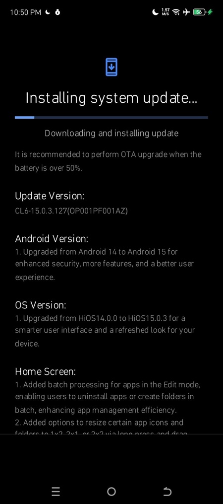 TECNO Camon 30 4G Android 15 HiOS 15 update