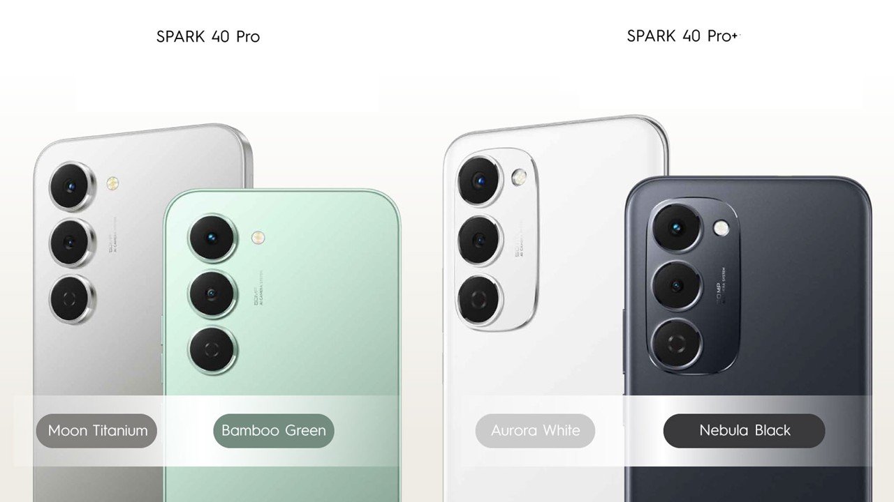 Spark 40 Rear TECNO Spark 40 Pro and 40 Pro+ Up for Pre-order in Uganda Ahead of ...