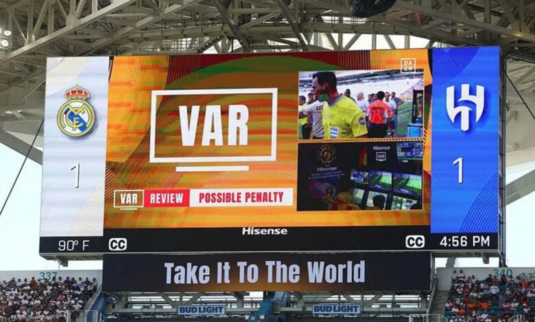 VAR-on-screen