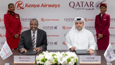 Kenya Airways and Qatar Airways signed strategic partnership MoU introducing third daily Doha-Nairobi flight and comprehensive codeshare agreement.