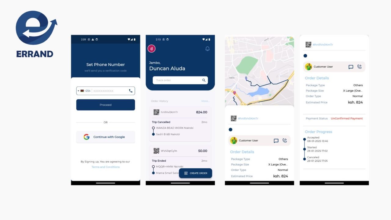 Kenya’s first homegrown errand app launches, offering foot, bike, tuktuk, mkokoteni delivery. Save time, beat traffic, and create jobs.