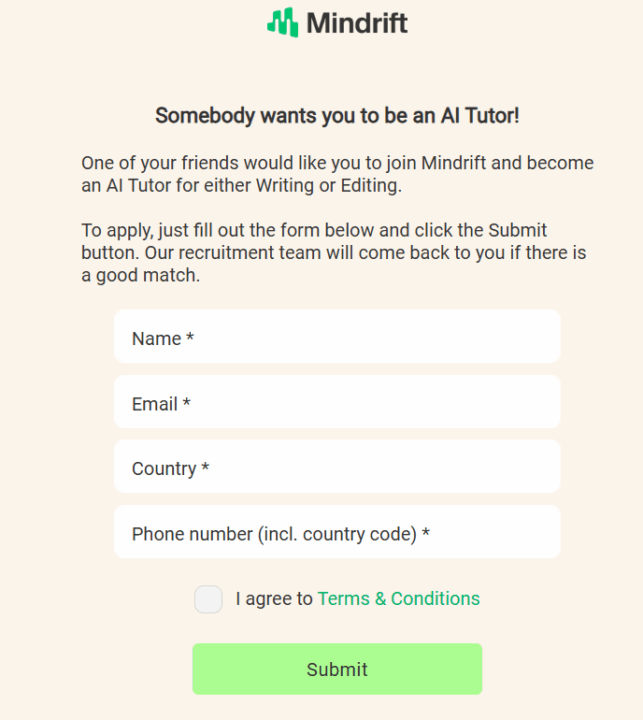 Mindrift-hiring-AI-Tutor