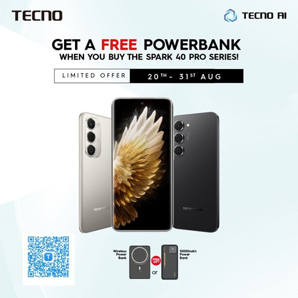 TECNO-Spark-40-Pro-series-offer-free-powerbank
