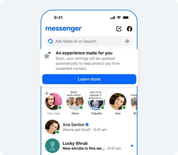 Facebook-Messenger-teen-account