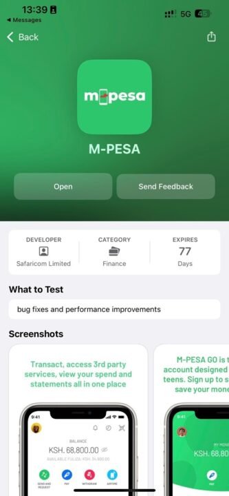 New-M-PESA-One-app-live-for-some-users-on-iOS