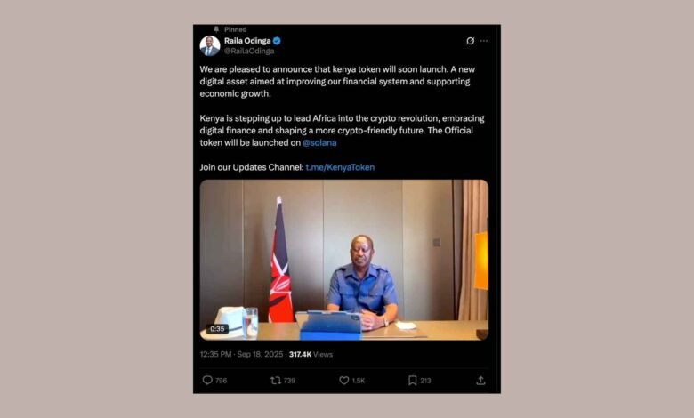Raila Odinga's verified X account is promoting a "Kenya Token," but crypto experts are urgently warning it's a scam.
