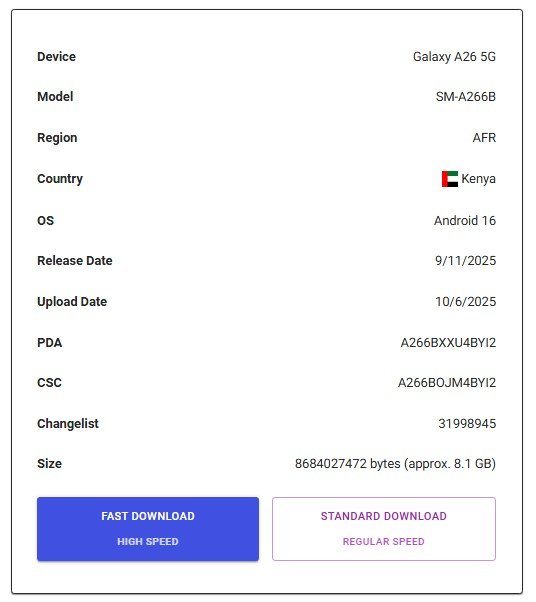 Galaxy-A26-One-UI-8-update