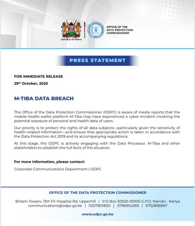 ODPP-statement-on-M-TIBA-data-leak