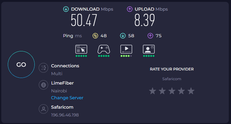 Safaricom-5G-router-average-speeds