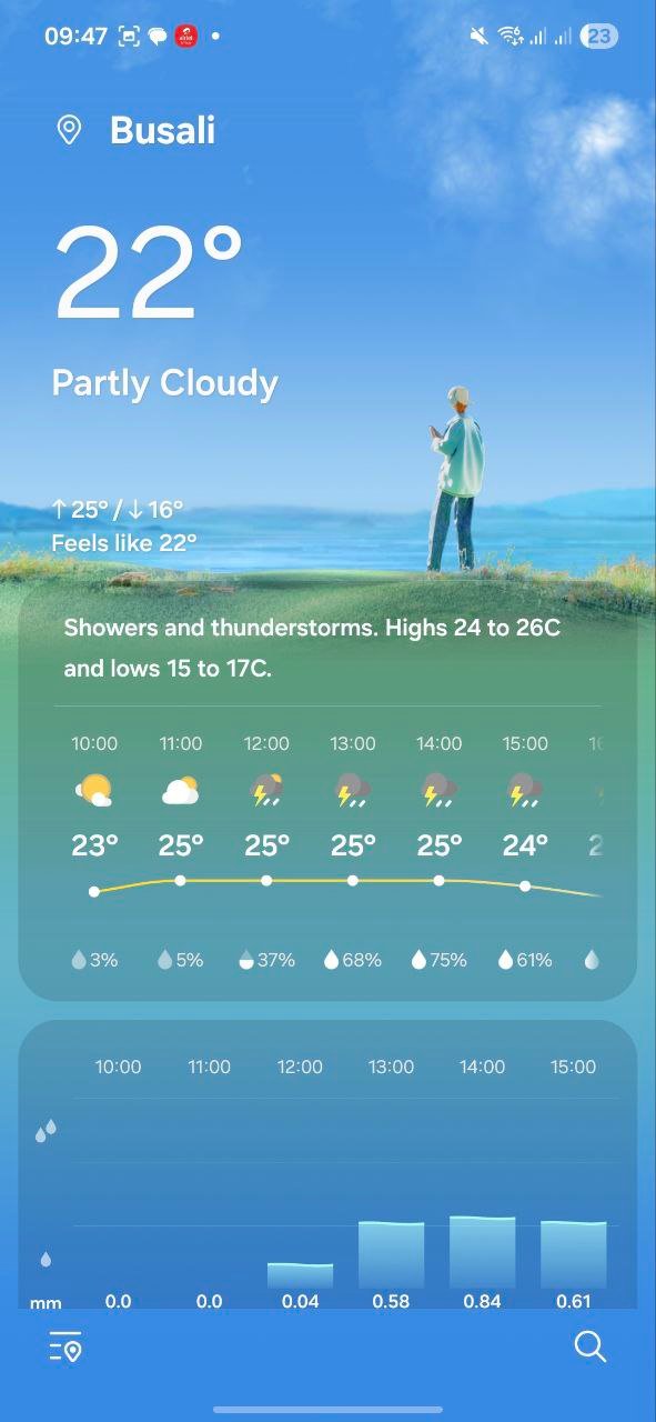 Samsung-Weather-app