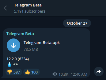 Telegram-beta-liquid-glass-Android