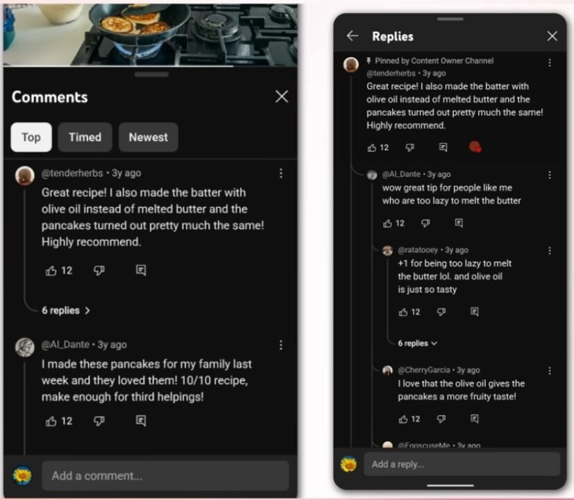 YouTube-comment-threading