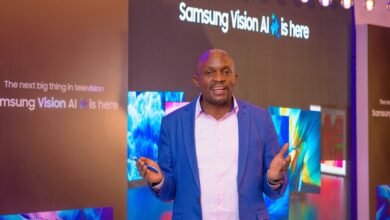 Samsung Kenya's Sam Odhiambo discusses the 2025 AI TV lineup, featuring on-device neural networks, Knox security, and the 100-inch Neo