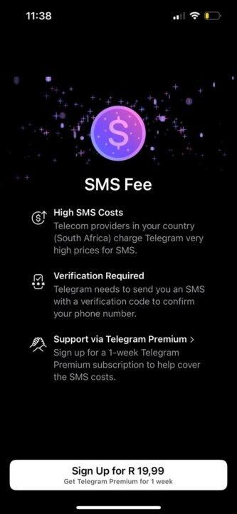 Telegram-SMS-costs-South-Africa