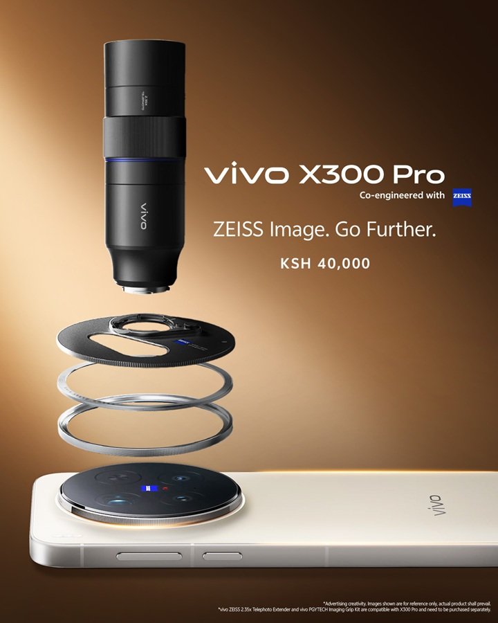 Vivo X300 Pro launches in Kenya with a 200MP ZEISS telephoto camera and ...