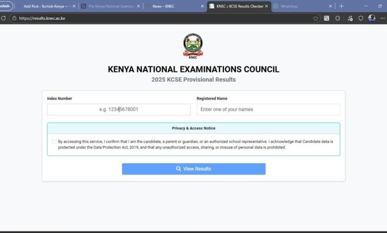 KCSE-2025-results-portal