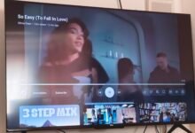 Oliver Dean's So easy to fall in love music video playing on the TCL 43" V6C