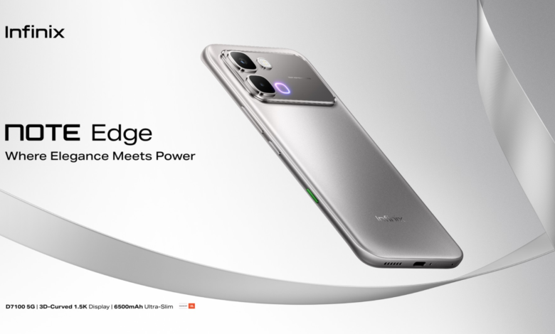 Infinix debuts NOTE Edge in Kenya: world's first Dimensity 7100 , Android 16 , 6150mAh battery for KES 32,999.