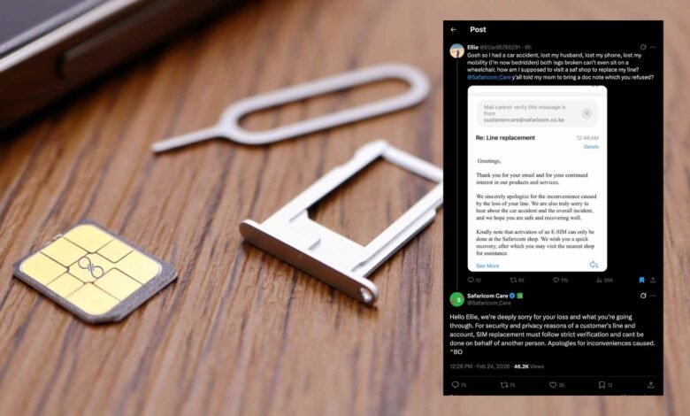 A viral exchange exposes a massive flaw in Kenya's telecom security. What happens when a bedridden Safaricom customer needs a SIM replacement to access M-Pesa?