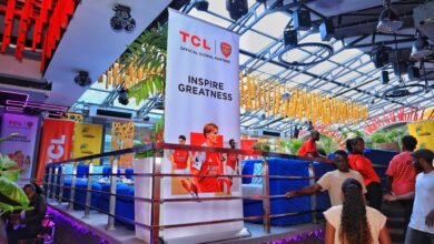 TCL Africa hosted a watch party at Nairobi's Redroom during Arsenal vs Man City, showcasing its new SQD Mini-LED TVs.