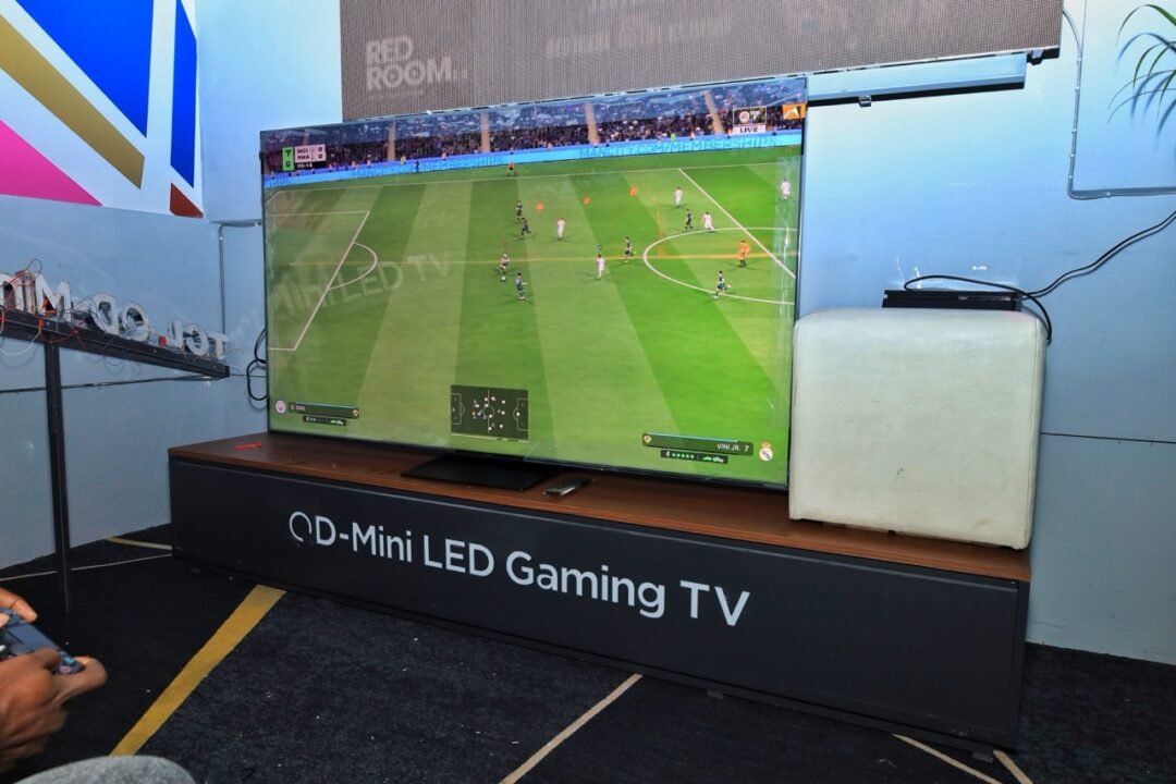 TCL Africa hosted a watch party at Nairobi's Redroom during Arsenal vs Man City, showcasing its new SQD Mini-LED TVs.